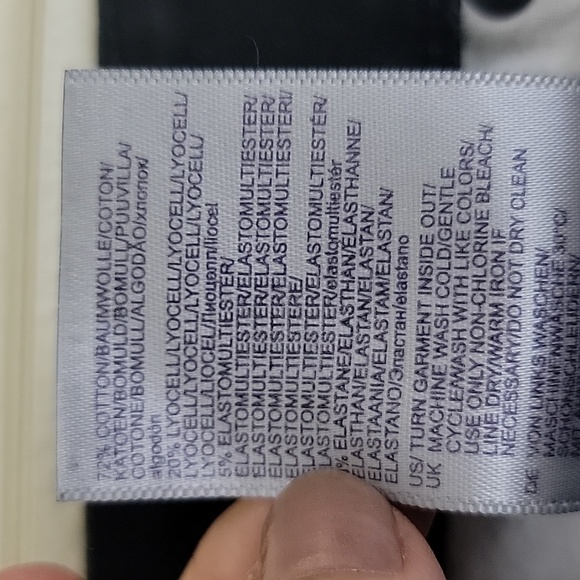 NYDJ Black Marilyn Straight Lift Tuck Black Jeans 32 X 28.5 Womens 10 - Picture 14 of 16